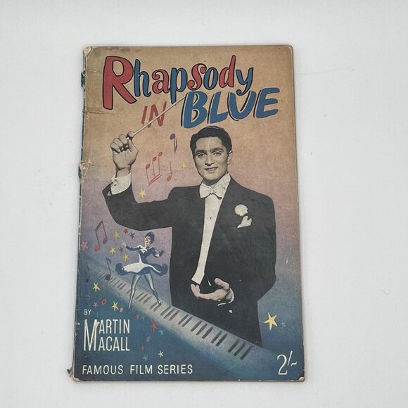 Rhapsody In Blue By Martin Macall Famous Film Series 1946 Cinema Warner Bros Vtg - Picture 1 of 7